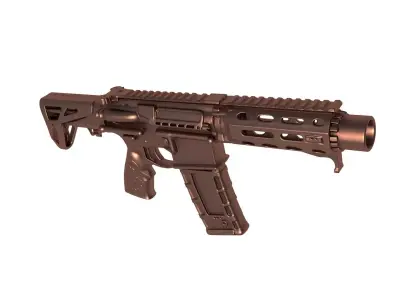 DDM4 PDW SBR 3D print model
