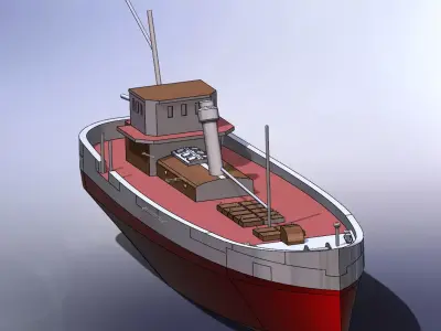 RUSUMAT ship 3D print model