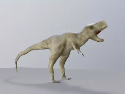 Trex 3D Sculpting with Rigged 3D model