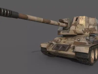 T-34-122 Egyptian 3D model