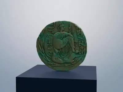 TIGRANES II  THE GREAT  ANCIENT COIN 3D print model