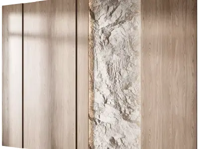 Wall 3d panel 11 Free 3D model