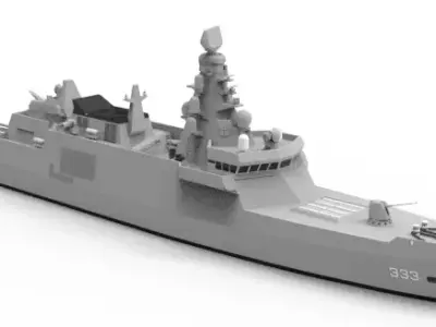Istanbul-class frigate for Indonesian Navy  3D print model