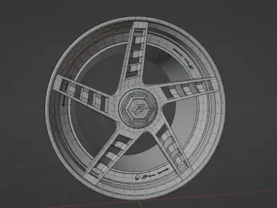 Final Fighters style 14 3D model