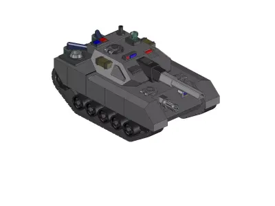 TANK REX70 3D print model
