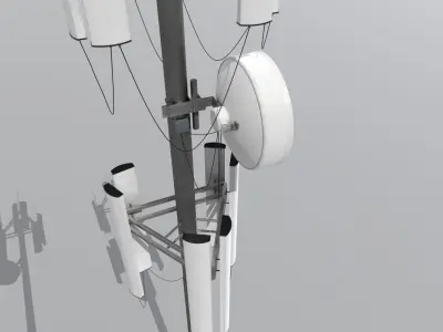Cell Phone Towers 2 Low-poly 3D model