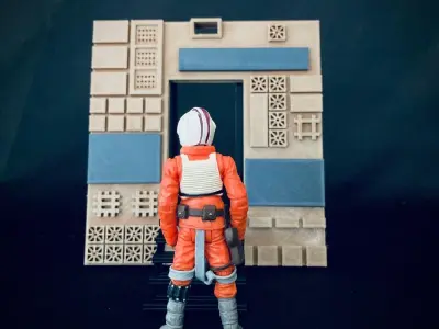BUCK ROGERS STAR FIGHTER HANGAR PART 3D print model