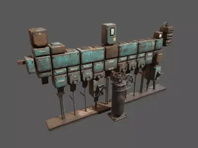 Old Fusebox 3D model