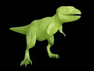 Lowpoly Tyrannosaurus Rex Free low-poly 3D model