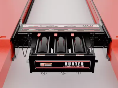 Car Lift Hunter L451 Model 3D model