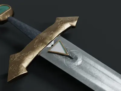 sword from legend of zelda Low-poly 3D model buy