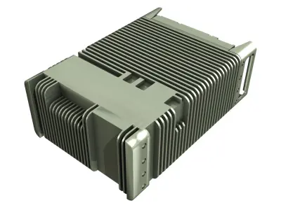 UHF Military data radio 3D model