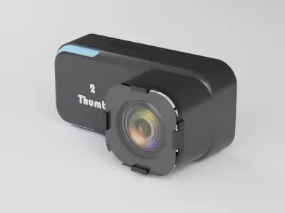 RunCam Thumb 2 FPV Ultra-Lightweight 4K Action Camera 3D model