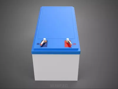 STANDARD ACCU ACCUMULATOR BATTERY VOLT POWER SUPPLY INDUSTRIAL 3D model