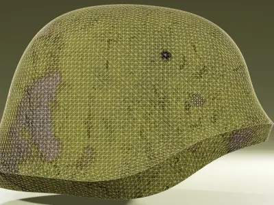 World War 2 helmet M1 WW2 Low-poly 3D model