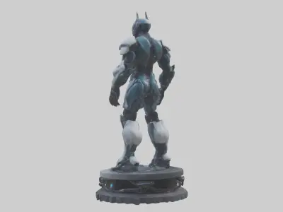 BioMachine Enforcer statue model 3D model