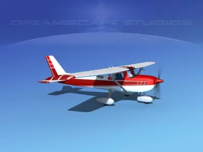 Cessna 150 Aerobat V06 3D model