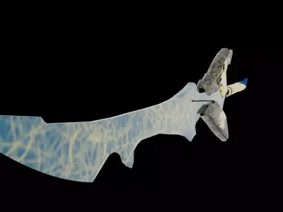 GOLDEN SWORD MODEL Low-poly 3D model