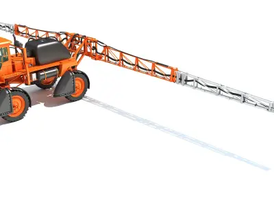 Self Propelled Farm Sprayer 3D model buy