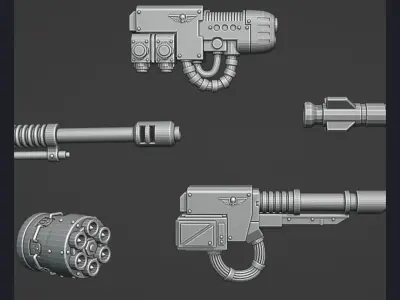 new armored walker 3D model
