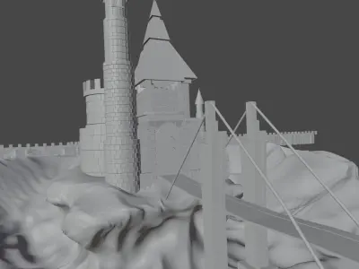castle harry potter Free 3D model