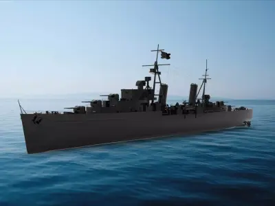  Dido-class cruiser 3D model
