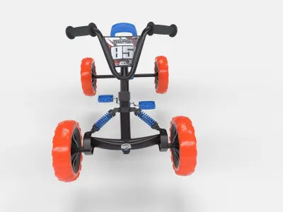 3 Wheel Kids Cycle Low-poly 3D model