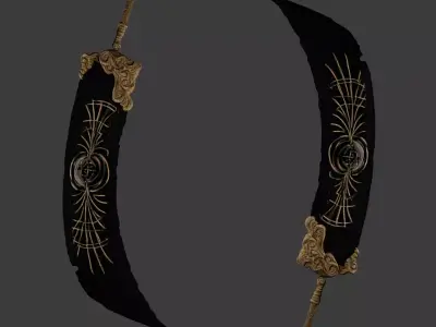 Montante Flagelo Estelar 3D model