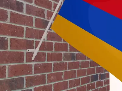 Flag of Armenia 3D model