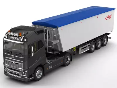 VOLVO FH 2012 Grain 3D model