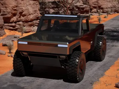 MARANJAB OFFROAD CAR 3D model