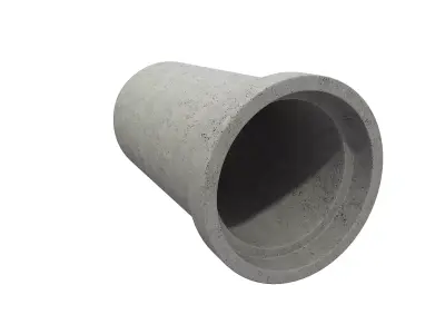 Concrete Pipe 3D model order