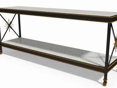 Side Table With Sone 3D model