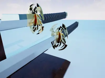 Katana 3D model buy