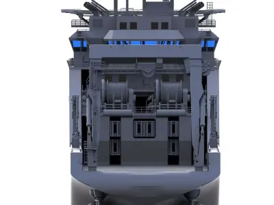 ANCHOR HANDLING TUG SUPPLY VESSEL SHIPMODEL RC 3D print model