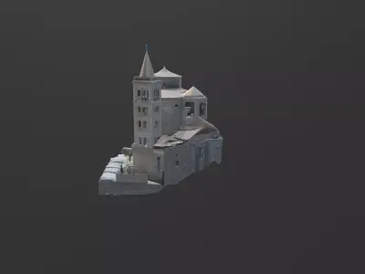 Zadar Sveti Donat Saint donat Church 3D model