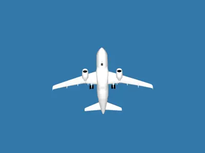 Airbus A318 3D model