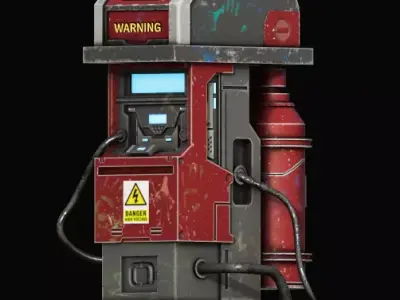 phonebooth machine 3D model