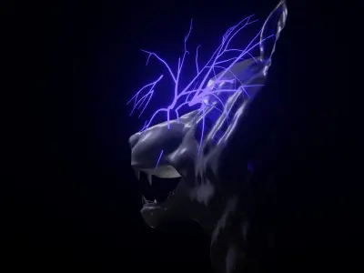 fox animal 3D model