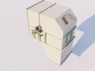 conveyor chute head 3D Model 3D model