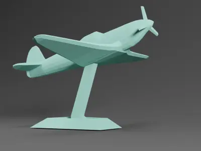 Yak-3 plane 3D print model