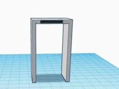 Airport Metal Detector Free low-poly 3D model