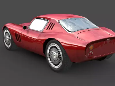 Classic Vintage Sports Car 3D model
