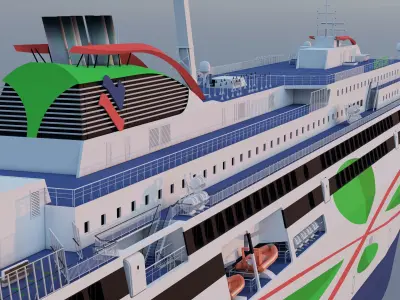 Tallink MS Megastar 3D model