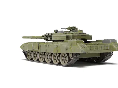 T-90 tank Low-poly 3D model purchase
