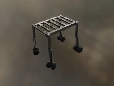 MECHANICAL ROBOT Low-poly 3D model