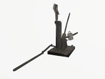 Arrow Railway Low-poly 3D model