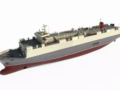 Modern Warfare Transport Warships 3D model