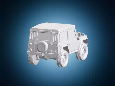 Rugged All-Terrain Utility Vehicle 3D print model