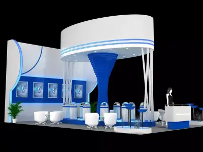 Exhibition - Area -6X9-3DMAX2010-017 3D model